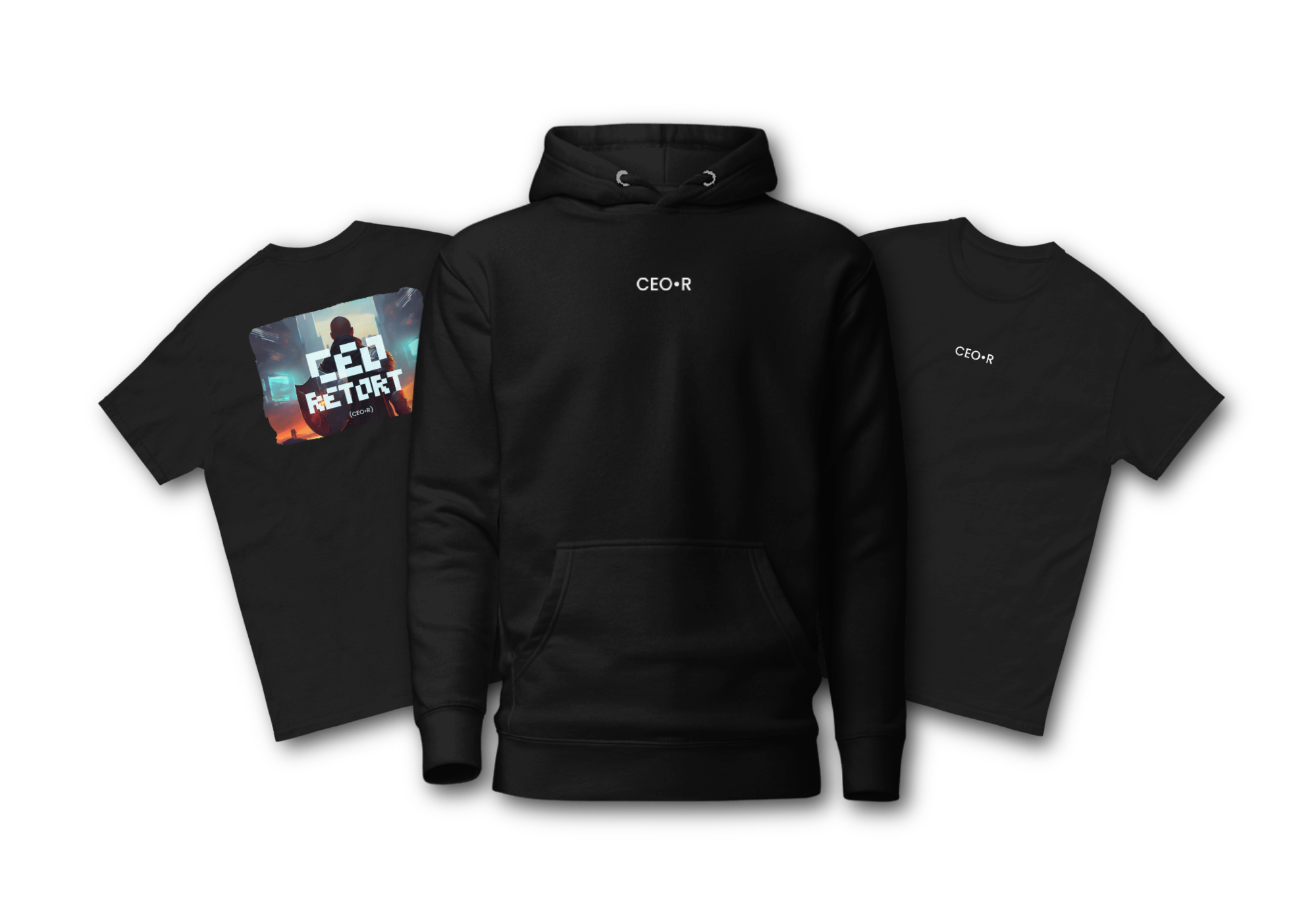 The CEO Retort merch banner