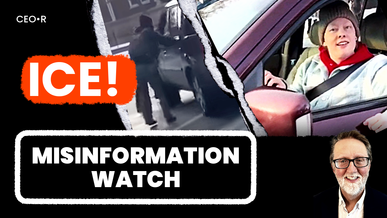 Scott Lucas: ICE committed a crime, turning the US into a permanent state of emergency! | The CEO Retort Podcast Misinformation Watch